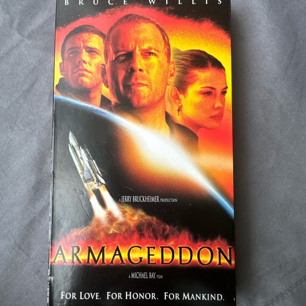 Armageddon VHS Tape